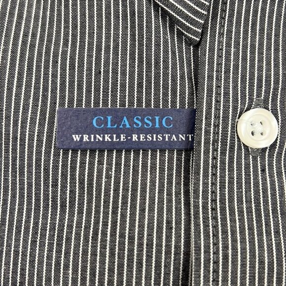 Men's NWT Croft & Barrow Broadcloth Classic Fit Dress Shirt - Picture 3 of 7